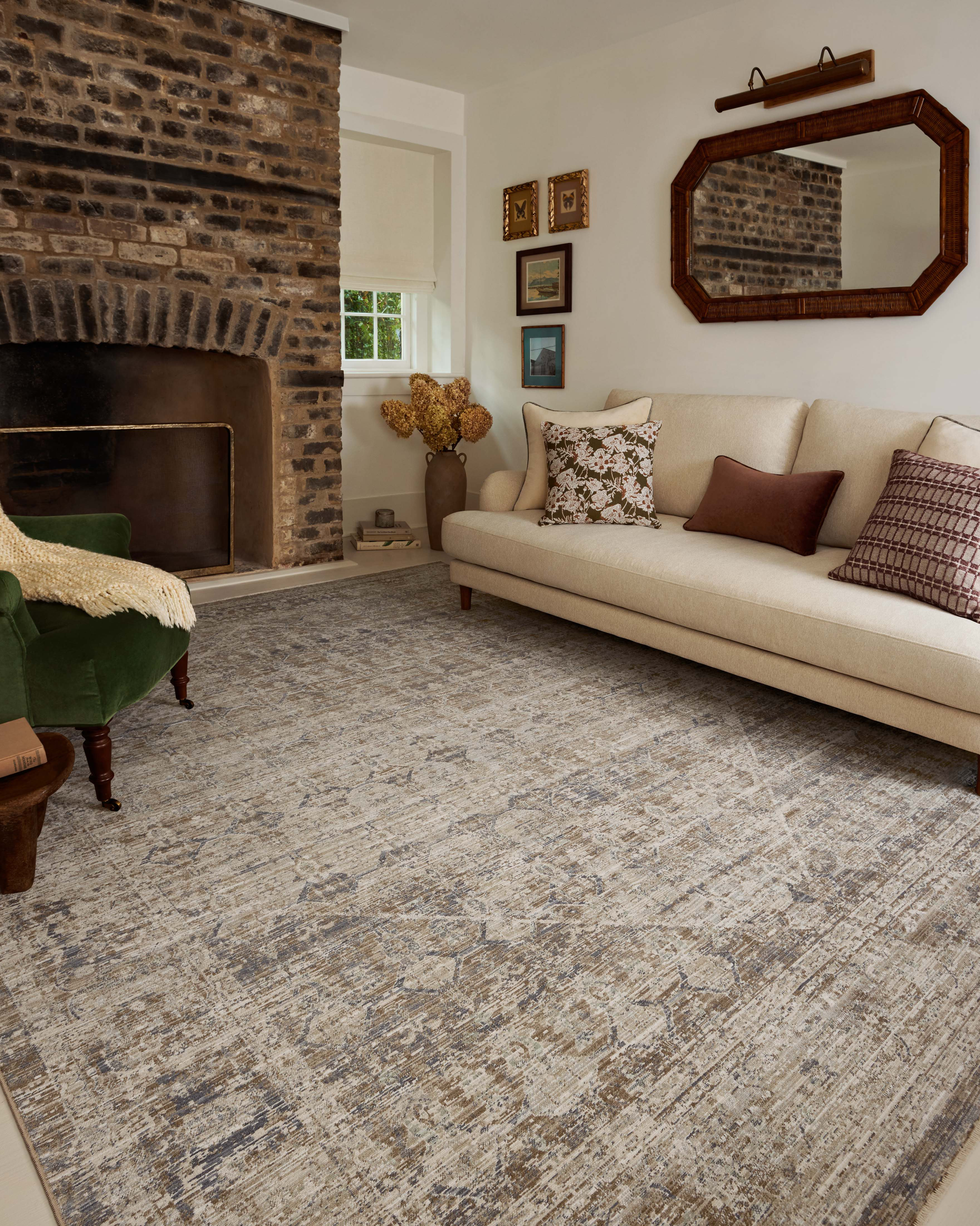 Chris Loves Julia x Loloi Ida Slate / Natural Area Rug & Reviews